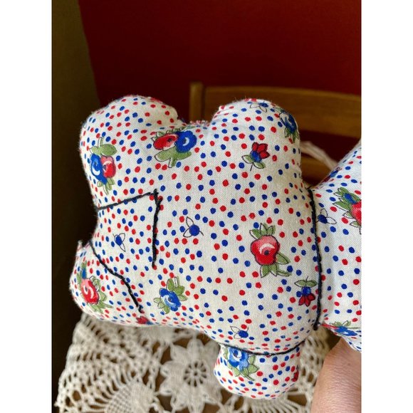 HANDMADE ELEPHANT PLUSH - Handmade Stuffed Elephant - 9" x 5 1/2" - Picture 7 of 7